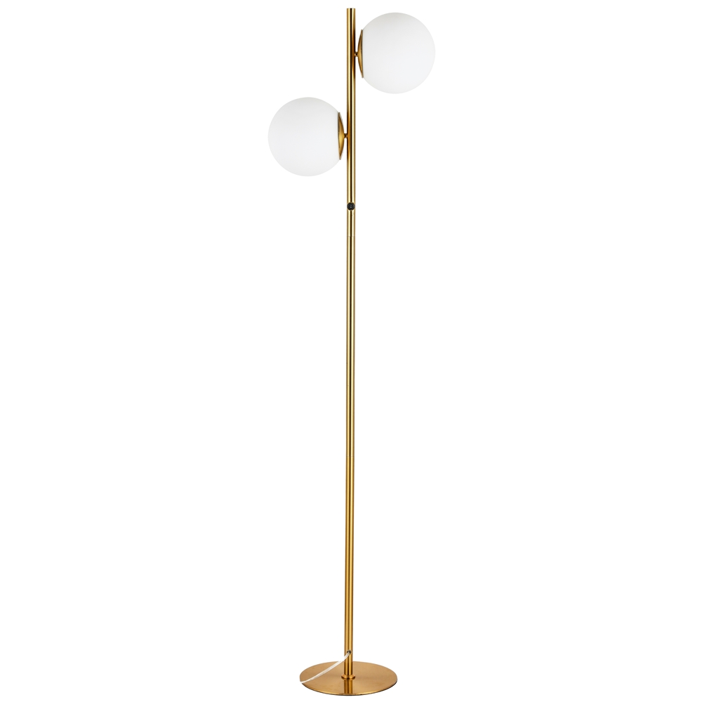 Dainolite Folgar 66.75-in Aged Brass Standard Floor Lamp 3 Dainolite Folgar 66.75-in Aged Brass Standard Floor Lamp