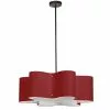 Dainolite Zulu 24-in Red 3-Light Modern/Contemporary Kitchen Island Light -Dainolite Shop 331052042 MainImage 001