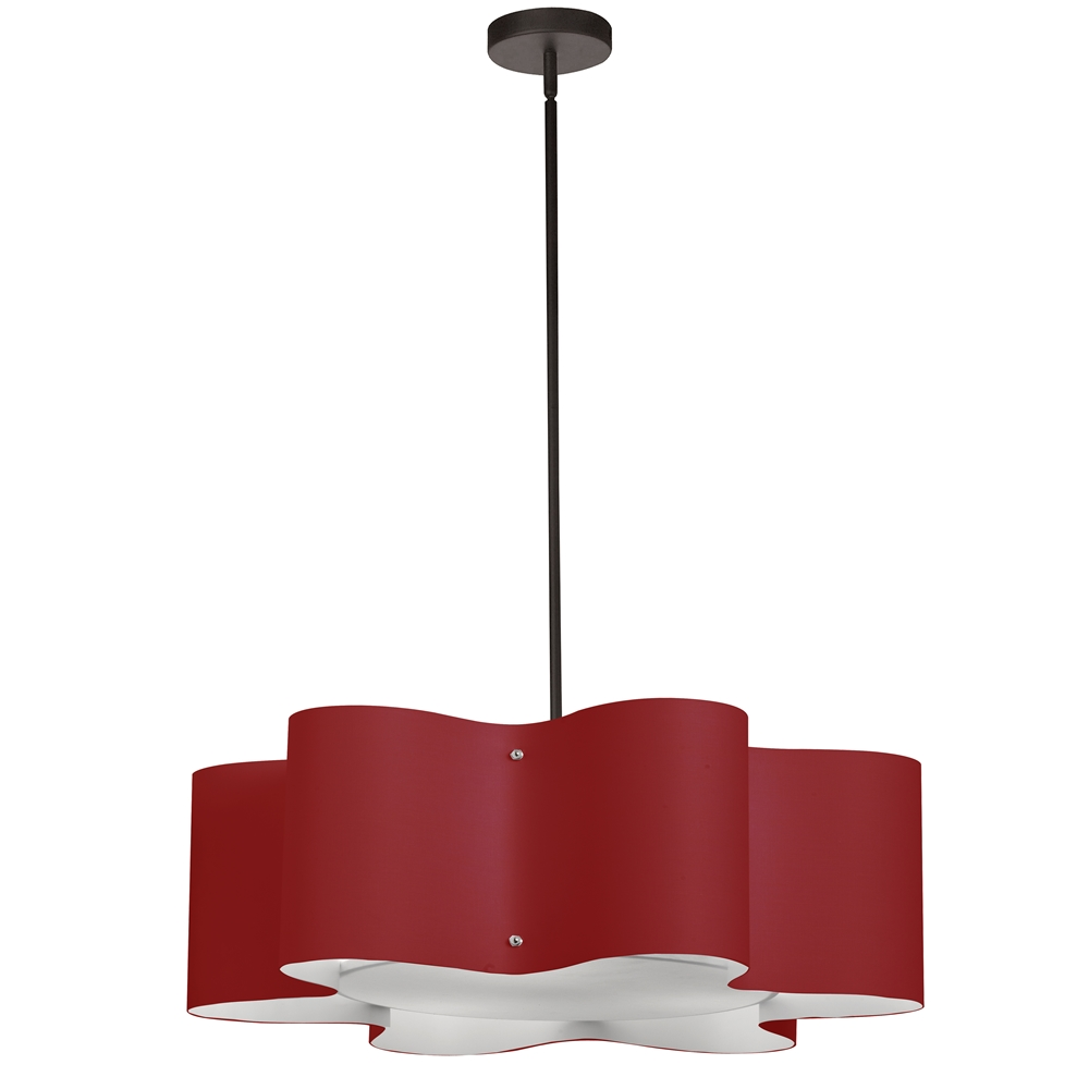 Dainolite Zulu 24-in Red 3-Light Modern/Contemporary Kitchen Island Light 3 Dainolite Zulu 24-in Red 3-Light Modern/Contemporary Kitchen Island Light