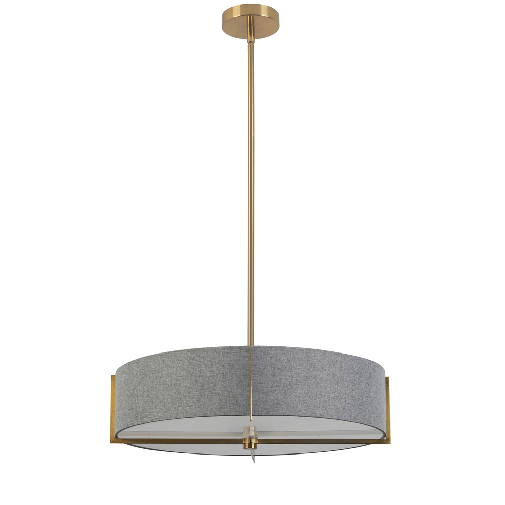 Dainolite Preston 20.75-in Grey 4-Light Modern/Contemporary Pendant Light 3 Dainolite Preston 20.75-in Grey 4-Light Modern/Contemporary Pendant Light