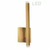 Dainolite Wilson 4.5-in 2-Light Aged Brass Modern/Contemporary Wall Sconce 1 Dainolite Wilson 4.5-in 2-Light Aged Brass Modern/Contemporary Wall Sconce -Dainolite Shop 331052060 MainImage 001