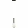 Dainolite Tara 6-in Black 1-Light Modern/Contemporary Kitchen Island Light