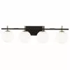 Dainolite Vivaldi 4-Light Brass Transitional Vanity Light