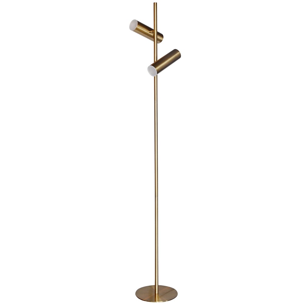 Dainolite Constance 62.25-in Aged Brass Floor Lamp 3 Dainolite Constance 62.25-in Aged Brass Floor Lamp