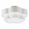 Dainolite Phlox 20-in White Contemporary/Modern LED Flush Mount Light -Dainolite Shop 331052108 MainImage 001