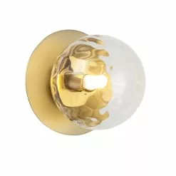 Dainolite Burlat 6-in 1-Light Aged Brass Modern/Contemporary Wall Sconce