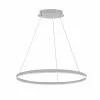 Dainolite Circulo 24-in Silver 1-Light Modern/Contemporary Pendant Light -Dainolite Shop 331052134 MainImage 001
