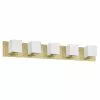 Dainolite Verona 5-Light Brass Modern/Contemporary Vanity Light