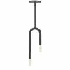 Dainolite Wand 5-in Black 2-Light Modern/Contemporary Kitchen Island Light