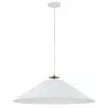Dainolite Prudence 24-in White 1-Light Modern/Contemporary Kitchen Island Light