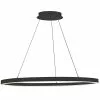 Dainolite Circulo 44-in Black 1-Light Modern/Contemporary Pendant Light