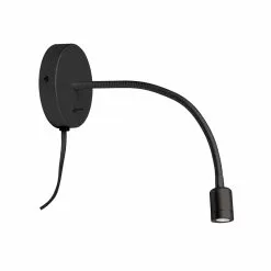 Dainolite Wynne 4.5-in Black Modern Wall Sconce